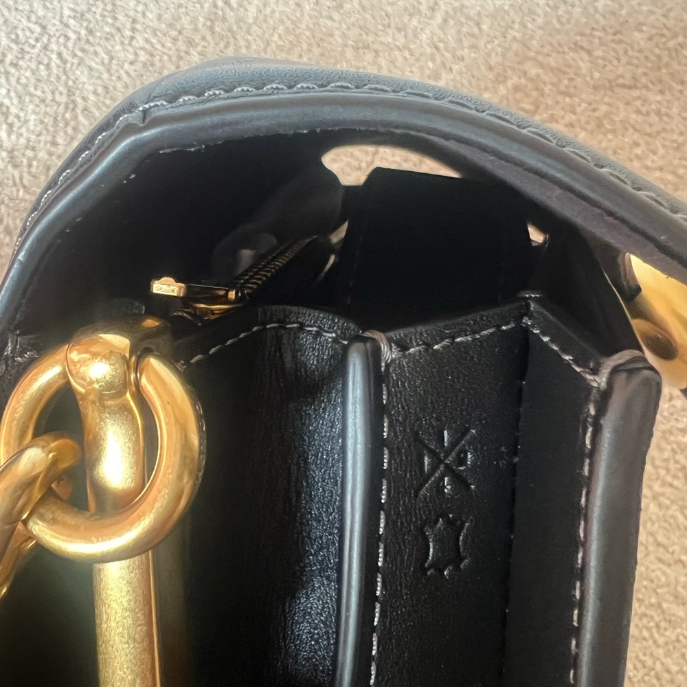 Coach Twisted Tabby 26 Shoulder Bag Black with Gold hardware - Picture 14 of 14